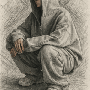 2025FW 발렌 레일 구제워싱 셋업